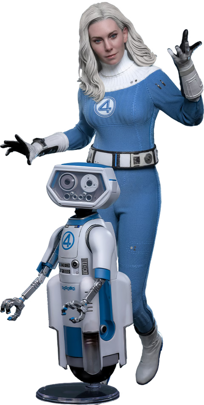 Preventa Figura Invisible Woman / Mujer Invisible & H.E.R.B.I.E. - The Fantastic Four: First Steps marca Hot Toys MMS824 escala 1/6