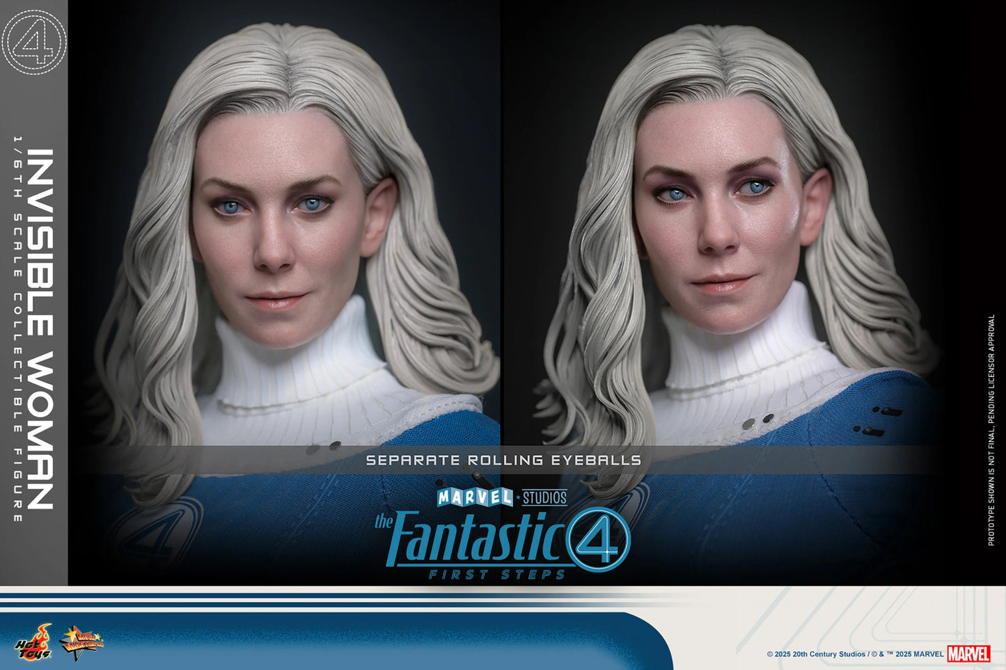 Preventa Figura Invisible Woman / Mujer Invisible - The Fantastic Four: First Steps marca Hot Toys MMS823 escala 1/6