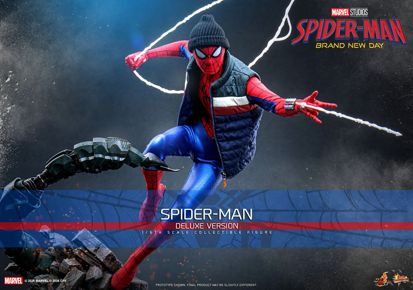Preventa Figura Spider-Man (Deluxe Version) - Spider-Man: Brand New Day marca Hot Toys MMS893 escala 1/6