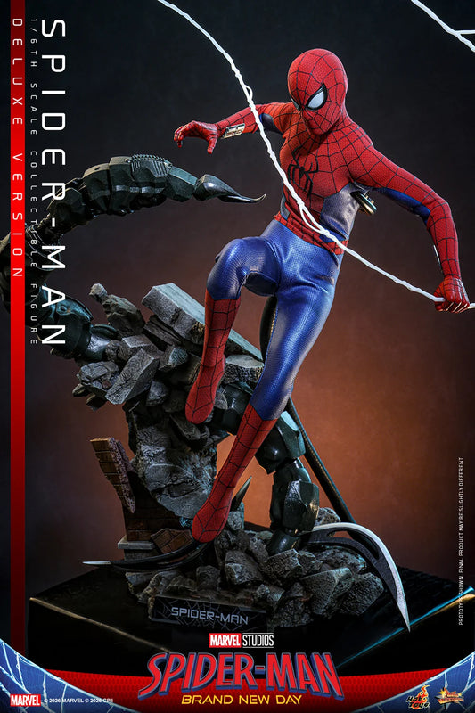 Preventa Figura Spider-Man (Deluxe Version) - Spider-Man: Brand New Day marca Hot Toys MMS893 escala 1/6