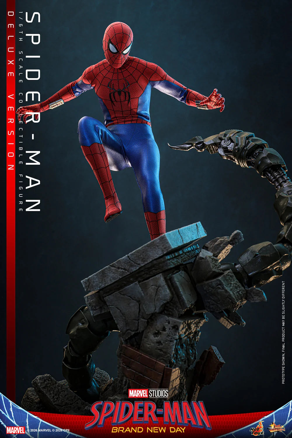 Preventa Figura Spider-Man (Deluxe Version) - Spider-Man: Brand New Day marca Hot Toys MMS893 escala 1/6