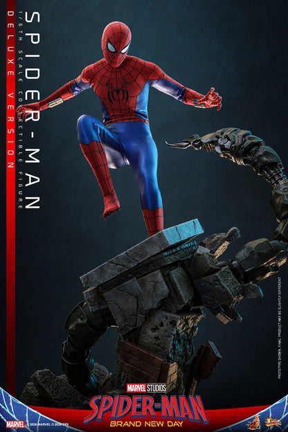 Preventa Figura Spider-Man (Deluxe Version) - Spider-Man: Brand New Day marca Hot Toys MMS893 escala 1/6