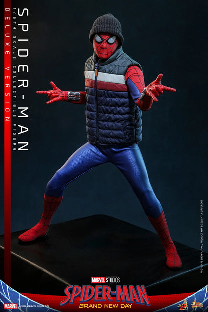 Preventa Figura Spider-Man (Deluxe Version) - Spider-Man: Brand New Day marca Hot Toys MMS893 escala 1/6