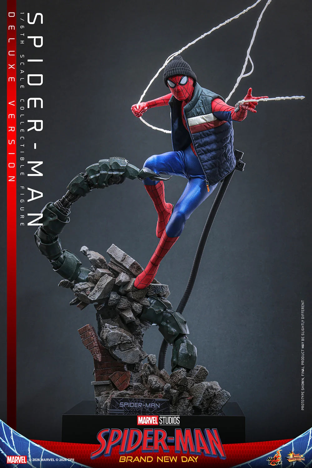 Preventa Figura Spider-Man (Deluxe Version) - Spider-Man: Brand New Day marca Hot Toys MMS893 escala 1/6