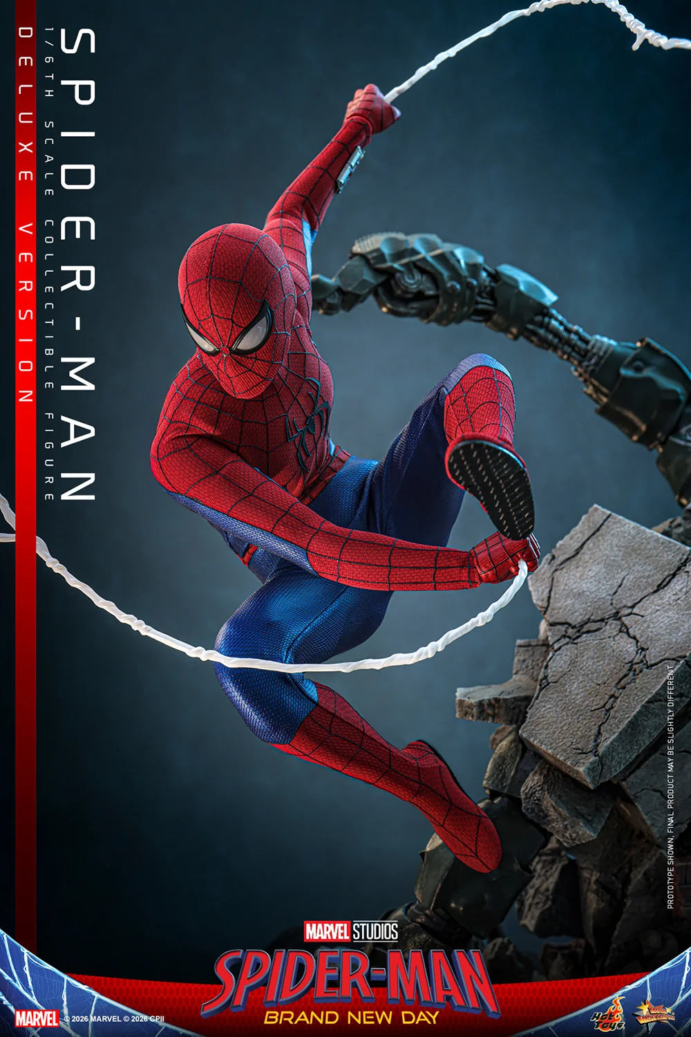 Preventa Figura Spider-Man (Deluxe Version) - Spider-Man: Brand New Day marca Hot Toys MMS893 escala 1/6