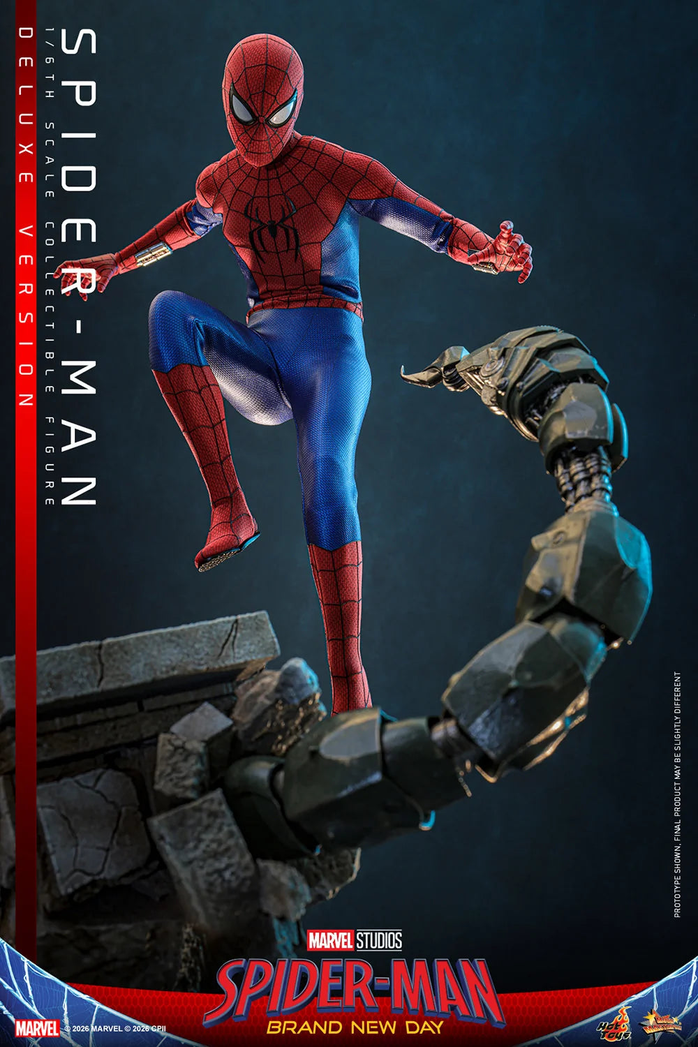 Preventa Figura Spider-Man (Deluxe Version) - Spider-Man: Brand New Day marca Hot Toys MMS893 escala 1/6