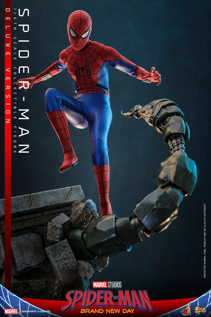 Preventa Figura Spider-Man (Deluxe Version) - Spider-Man: Brand New Day marca Hot Toys MMS893 escala 1/6