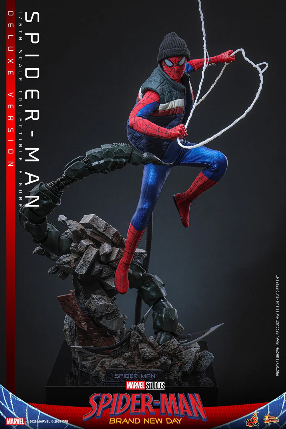 Preventa Figura Spider-Man (Deluxe Version) - Spider-Man: Brand New Day marca Hot Toys MMS893 escala 1/6