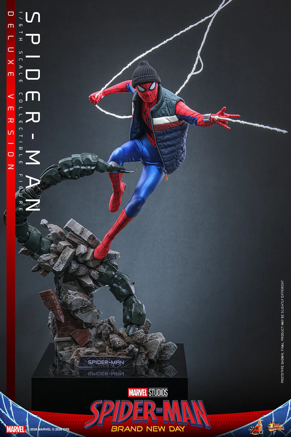 Preventa Figura Spider-Man (Deluxe Version) - Spider-Man: Brand New Day marca Hot Toys MMS893 escala 1/6