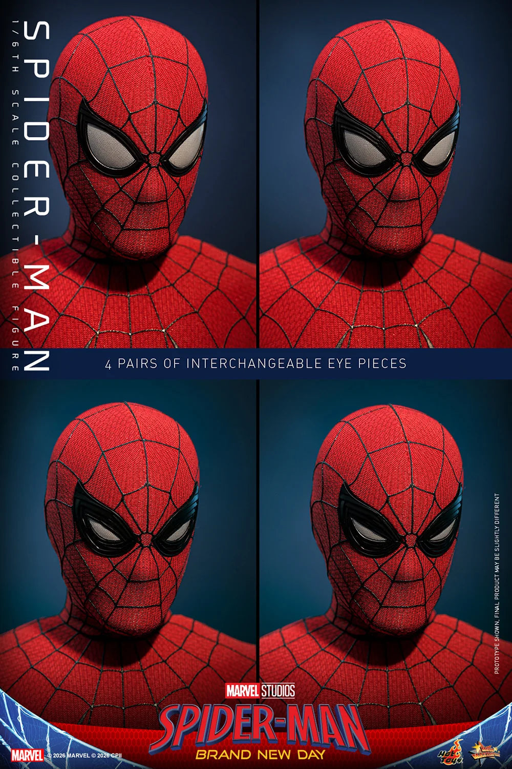 Preventa Figura Spider-Man (Deluxe Version) - Spider-Man: Brand New Day marca Hot Toys MMS893 escala 1/6