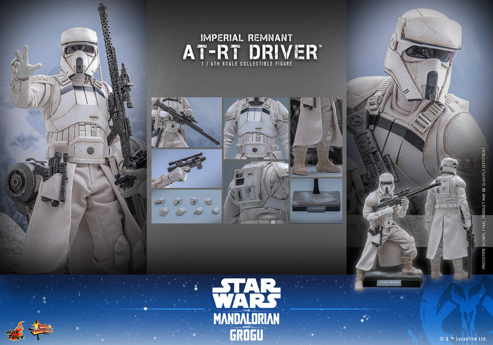 Preventa Figura Imperial Remnant AT-RT Driver - Star Wars: The Mandalorian & Grogu marca Hot Toys MMS853 escala 1/6