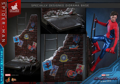 Preventa Figura Spider-Man (Final Swing Suit) Deluxe Version - EXCLUSIVE - Spider-Man: No Way Home marca Hot Toys MMS992 escala 1/6