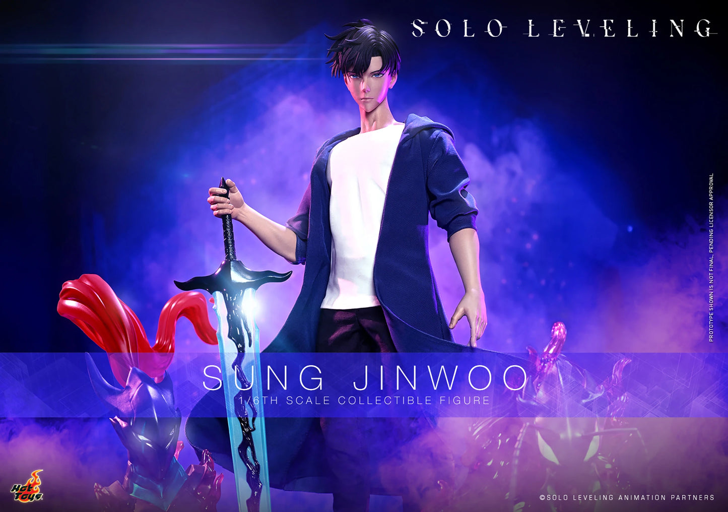 Preventa Figura Sung Jinwoo - Solo Leveling marca Hot Toys TMS193 escala 1/6