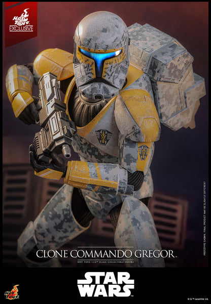 Pedido Figura Clone Commando Gregor (EXCLUSIVE) - Star Wars: The Clone Wars marca Hot Toys TMS155 escala 1/6 (SOLO 1 DISPONIBLE)