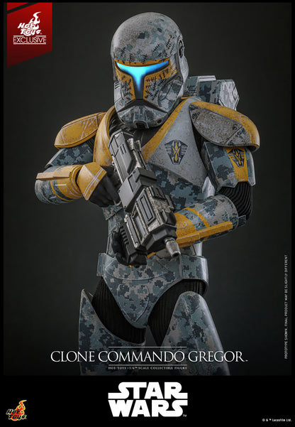 Pedido Figura Clone Commando Gregor (EXCLUSIVE) - Star Wars: The Clone Wars marca Hot Toys TMS155 escala 1/6 (SOLO 1 DISPONIBLE)