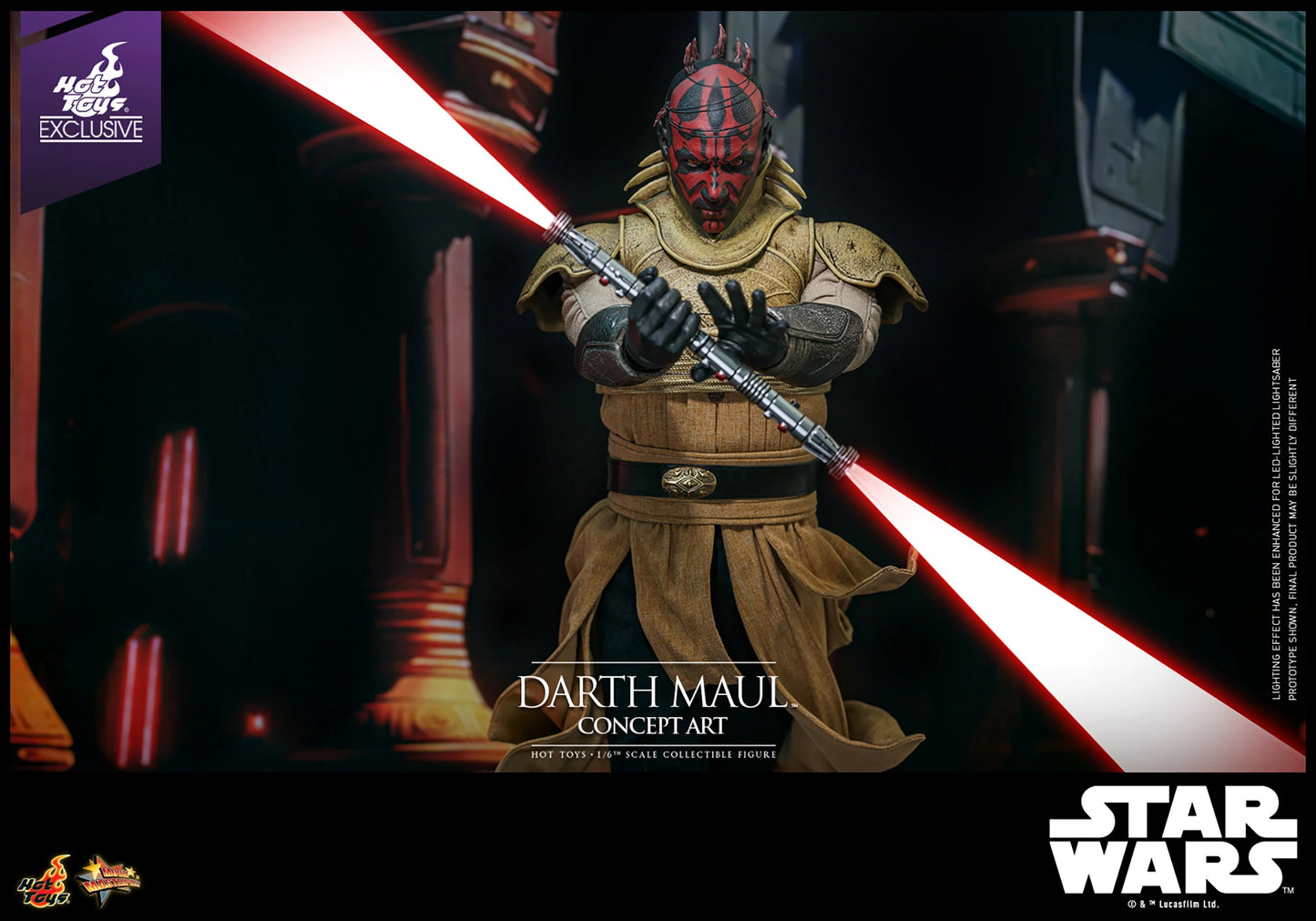 Pedido Figura Darth Maul (Concept Art) EXCLUSIVE - Star Wars Episodio I: La Amenaza Fantasma marca Hot Toys MMS778 escala 1/6 (SOLO 1 DISPONIBLE)
