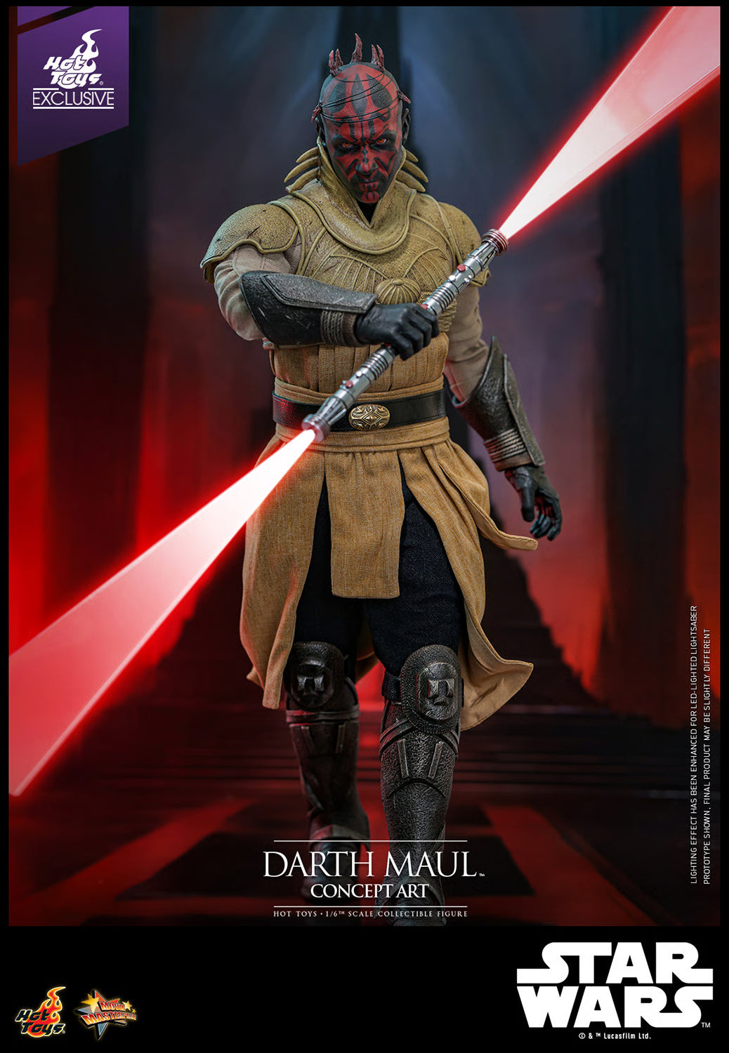Pedido Figura Darth Maul (Concept Art) EXCLUSIVE - Star Wars Episodio I: La Amenaza Fantasma marca Hot Toys MMS778 escala 1/6 (SOLO 1 DISPONIBLE)