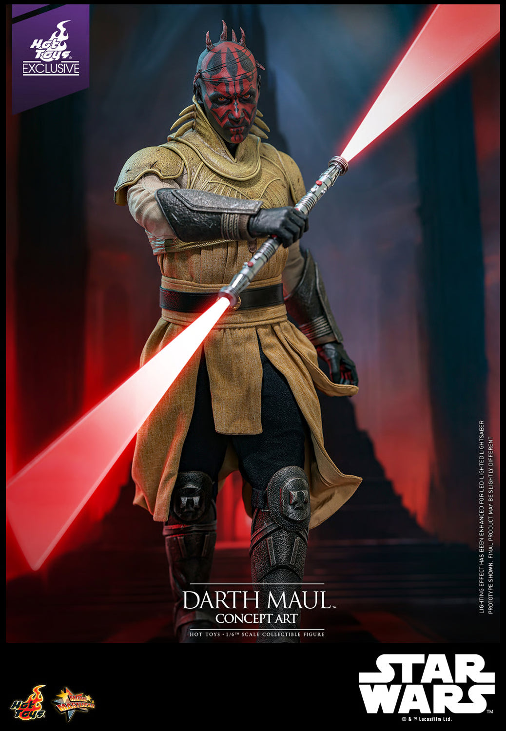 Pedido Figura Darth Maul (Concept Art) EXCLUSIVE - Star Wars Episodio I: La Amenaza Fantasma marca Hot Toys MMS778 escala 1/6 (SOLO 1 DISPONIBLE)
