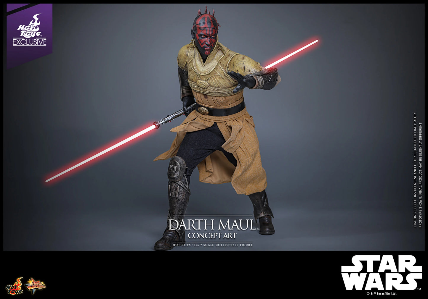 Pedido Figura Darth Maul (Concept Art) EXCLUSIVE - Star Wars Episodio I: La Amenaza Fantasma marca Hot Toys MMS778 escala 1/6 (SOLO 1 DISPONIBLE)