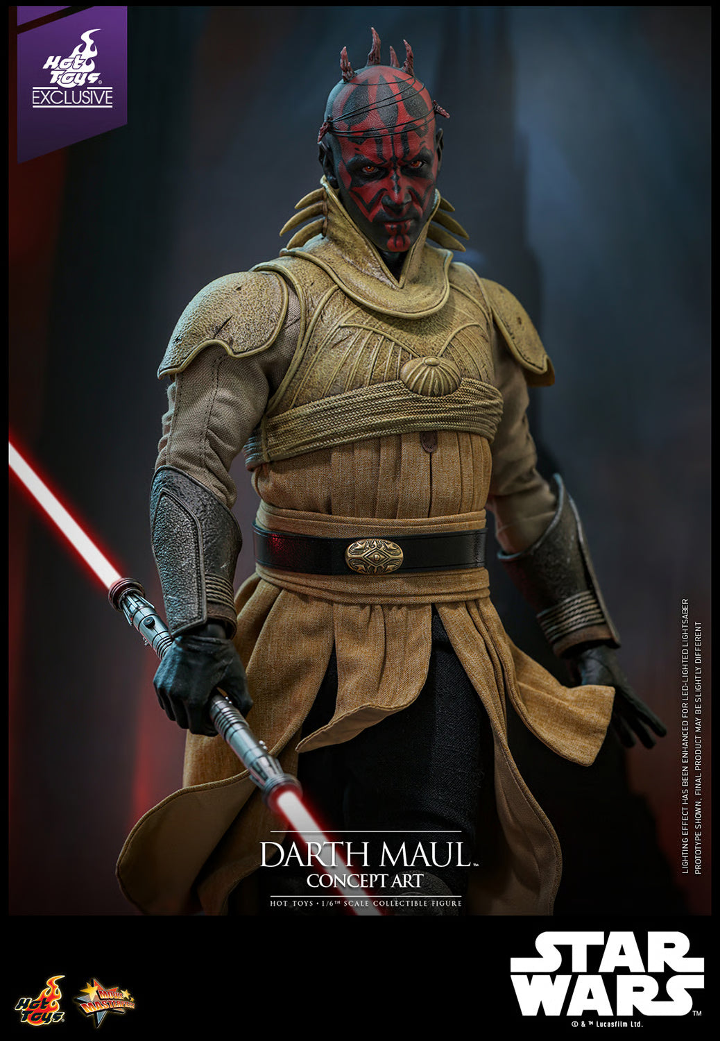 Pedido Figura Darth Maul (Concept Art) EXCLUSIVE - Star Wars Episodio I: La Amenaza Fantasma marca Hot Toys MMS778 escala 1/6 (SOLO 1 DISPONIBLE)