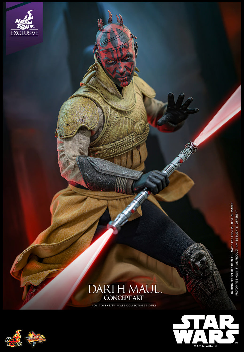 Pedido Figura Darth Maul (Concept Art) EXCLUSIVE - Star Wars Episodio I: La Amenaza Fantasma marca Hot Toys MMS778 escala 1/6 (SOLO 1 DISPONIBLE)