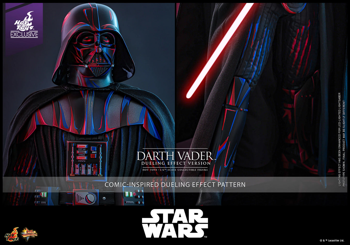 Pedido Figura Darth Vader (Dueling Effect Version) EXCLUSIVE - Star Wars marca Hot Toys MMS777 escala 1/6 (SOLO 1 DISPONIBLE)