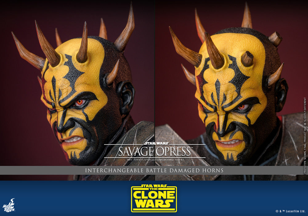 Preventa Figura Savage Opress - Star Wars: The Clone Wars™ marca Hot Toys TMS136 escala 1/6