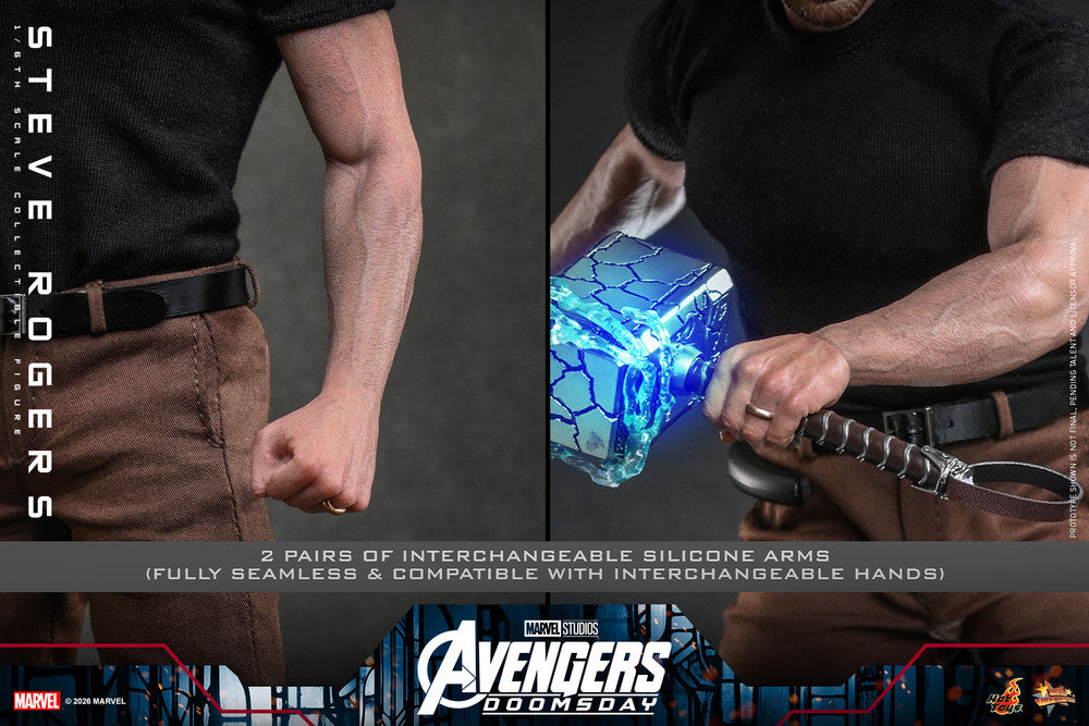 Preventa Figura Steve Rogers - Avengers Doomsday marca Hot Toys MMS928 escala 1/6
