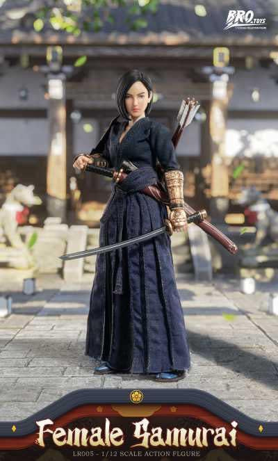 Preventa Figura Female Samurai marca Brotoys LR005 escala pequeña 1/12