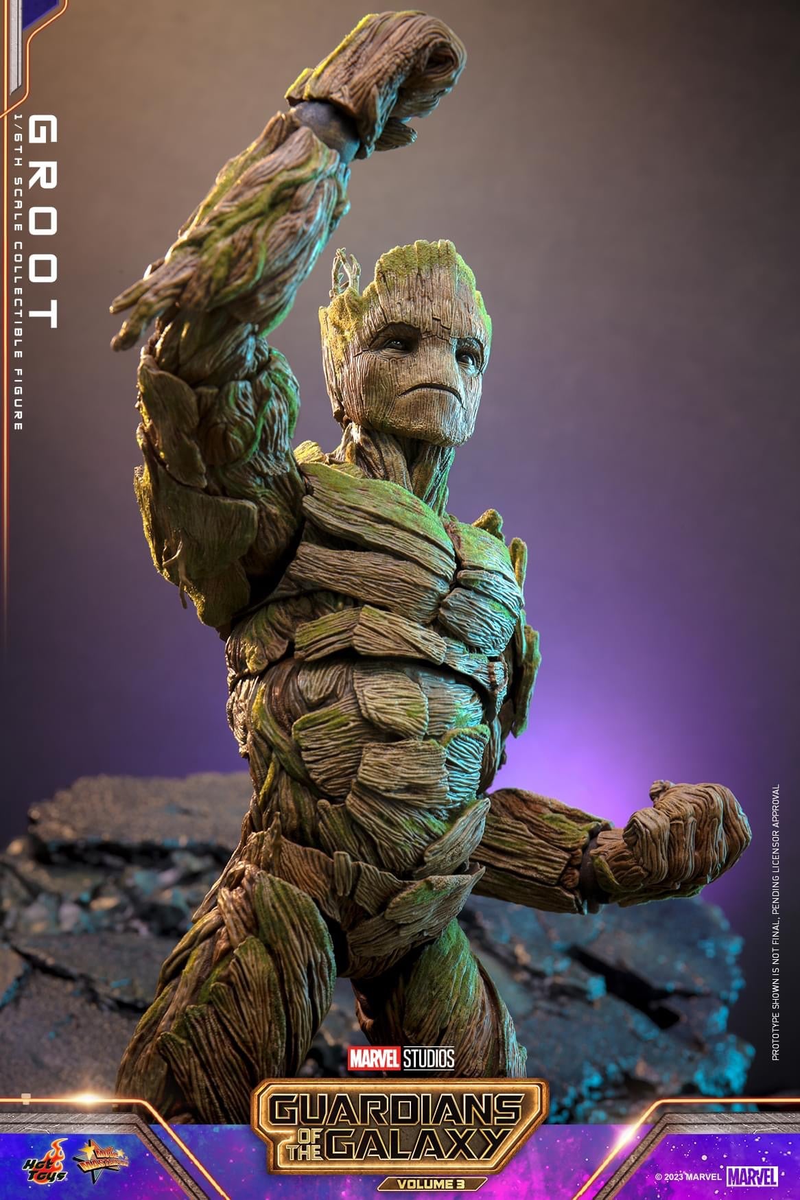 Preventa Figura Groot - Guardians of the Galaxy Vol. 3 marca Hot Toys MMS706 escala 1/6