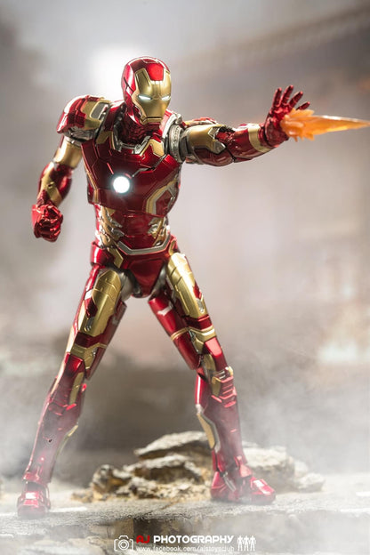 Pedido Figura DLX Iron Man Mark 43 - Avengers Infinity Saga marca Threezero 3Z0247 escala pequeña 1/12 (relanzamiento)