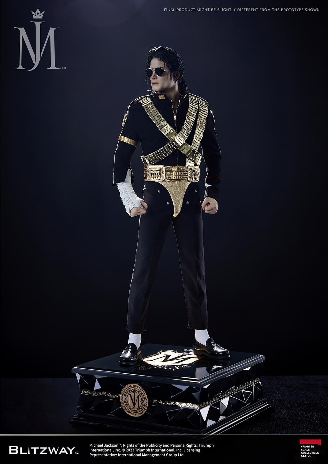 Preventa Estatua Michael Jackson (Cabello esculpido) marca Blitzway BW-SS-21801 escala grande 1/4