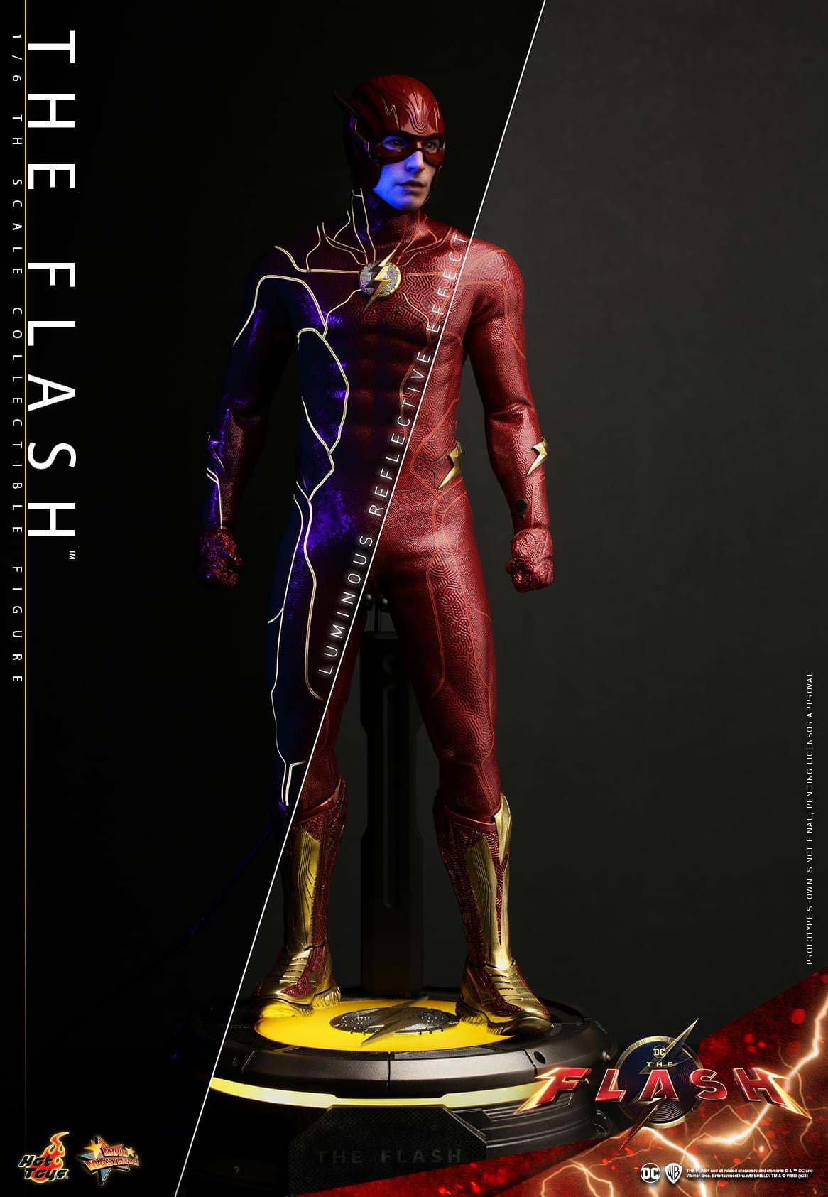 Preventa Figura THE FLASH (Special Edition - incluye Anillo tamaño real) - The Flash marca Hot Toys MMS713B escala 1/6