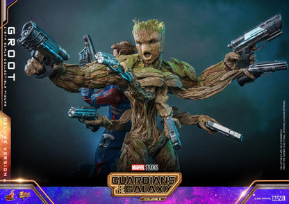 Preventa Figura Groot (Deluxe version) - Guardians of the Galaxy Vol. 3 marca Hot Toys MMS707 escala 1/6