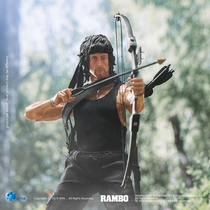 Preventa Figura John Rambo - Rambo: First Blood Part II Exquisite Super Series marca HIYA ESR0099 escala pequeña 1/12