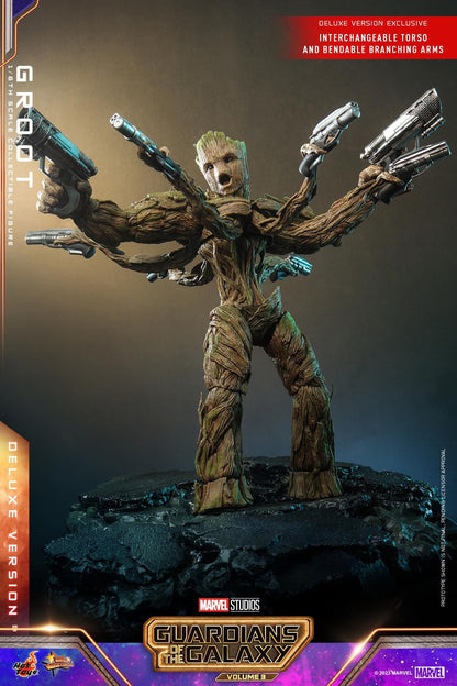 Preventa Figura Groot (Deluxe version) - Guardians of the Galaxy Vol. 3 marca Hot Toys MMS707 escala 1/6