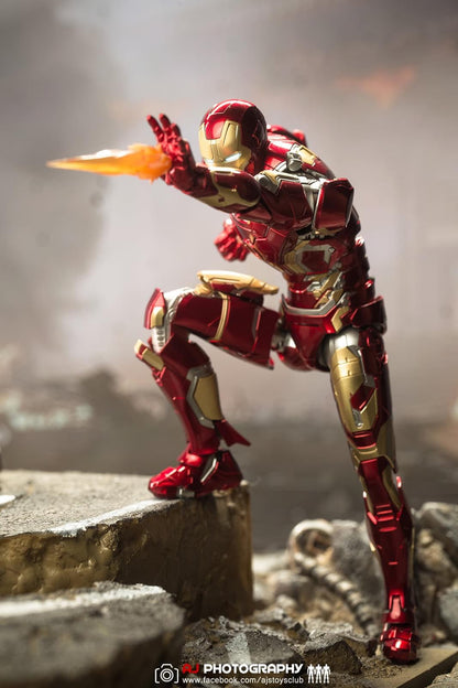 Pedido Figura DLX Iron Man Mark 43 - Avengers Infinity Saga marca Threezero 3Z0247 escala pequeña 1/12 (relanzamiento)