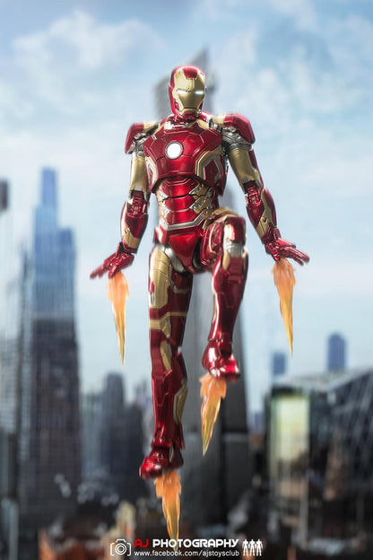 Pedido Figura DLX Iron Man Mark 43 - Avengers Infinity Saga marca Threezero 3Z0247 escala pequeña 1/12 (relanzamiento)