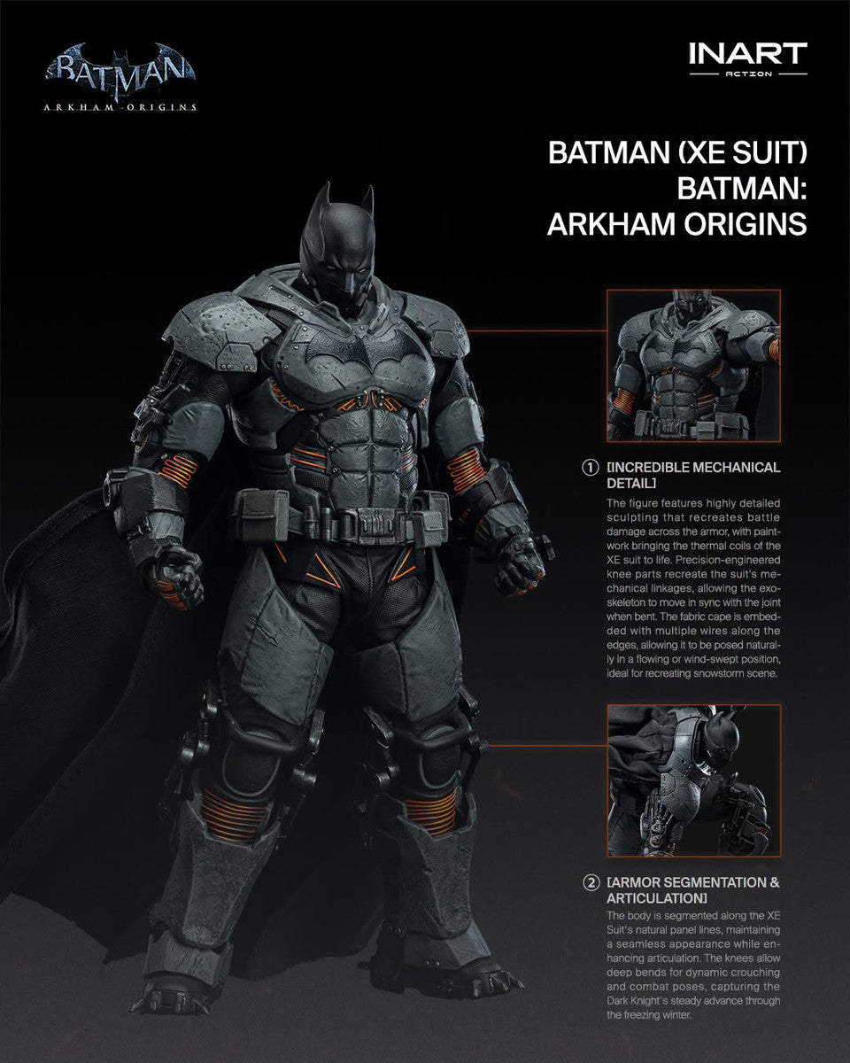 Preventa Figura BATMAN XE Suit - Batman: Arkham Origins marca INART G0013 escala 1/12