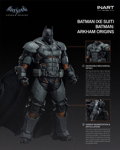 Preventa Figura BATMAN XE Suit - Batman: Arkham Origins marca INART G0013 escala 1/12