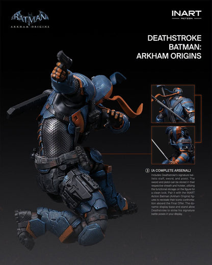 Preventa Figura DEATHSTROKE - Batman Arkham Origins marca INART G0012 escala 1/12