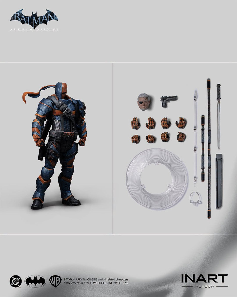 Preventa Figura DEATHSTROKE - Batman Arkham Origins marca INART G0012 escala 1/12