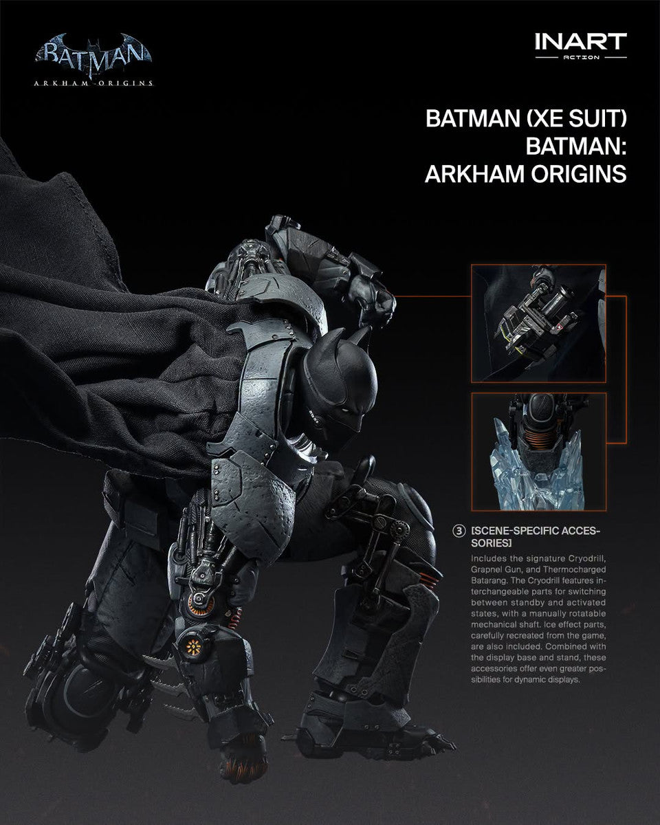 Preventa Figura BATMAN XE Suit - Batman: Arkham Origins marca INART G0013 escala 1/12