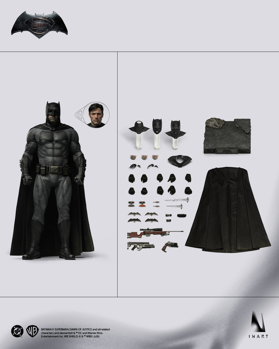 Preventa Figura BATMAN - Batman vs Superman: Dawn of Justice marca INART A034 Queen Studio escala 1/6