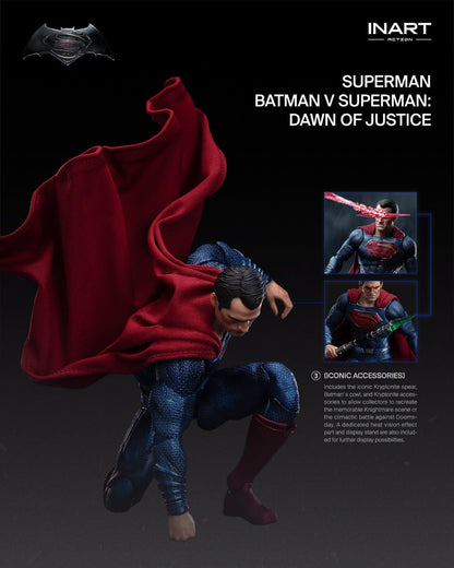 Preventa Figura SUPERMAN - Batman v Superman: Dawn of Justice marca INART M0005 escala 1/12