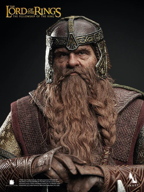 Preventa Figura GIMLI (Cabello enraizado) - The Lord of the Rings: The Fellowship of the Ring marca INART A033 Queen Studio escala 1/6