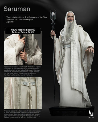 Preventa Figura SARUMAN - The Lord of the Rings: The Fellowship of the Ring marca INART A041 escala 1/6