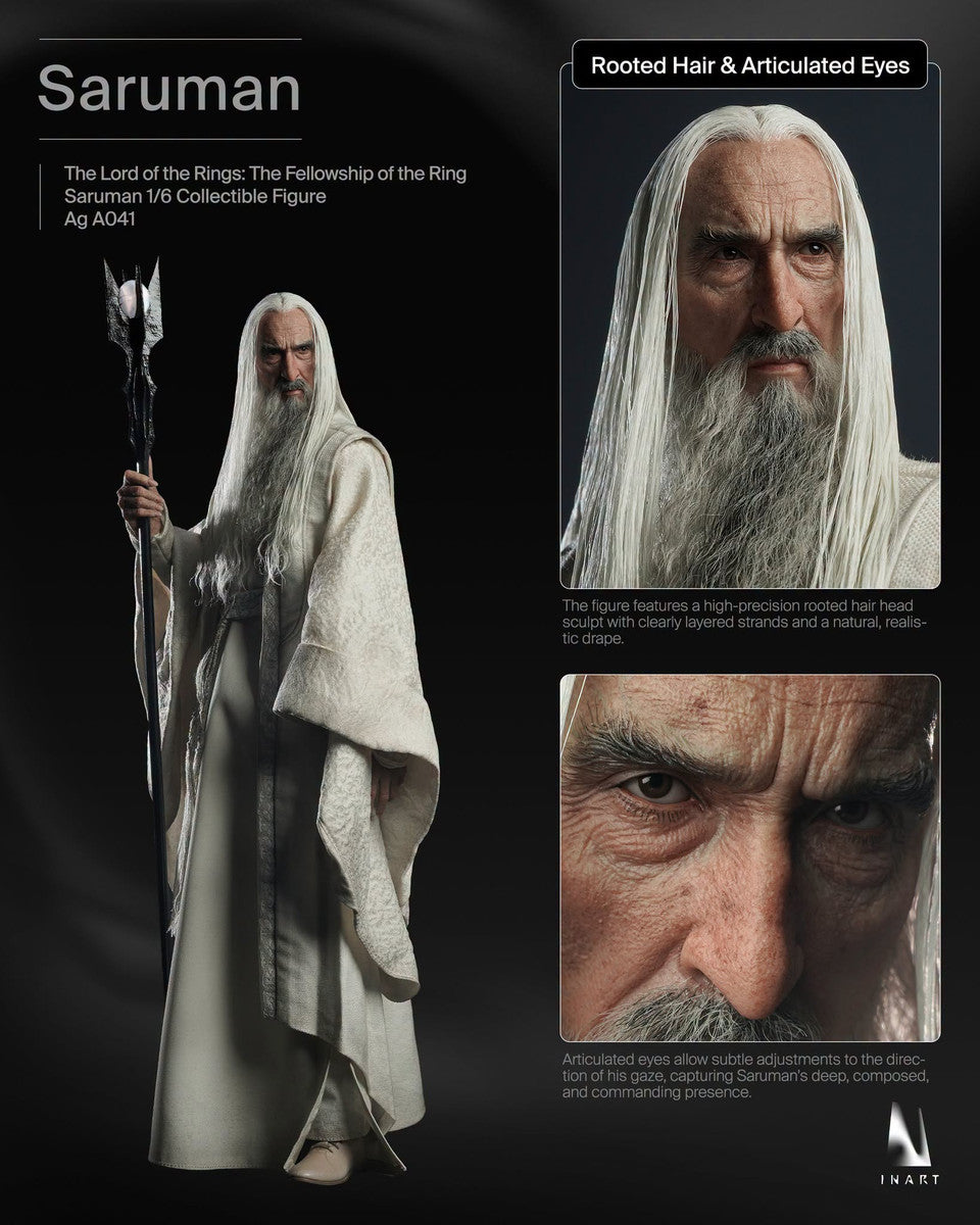 Preventa Figura SARUMAN - The Lord of the Rings: The Fellowship of the Ring marca INART A041 escala 1/6