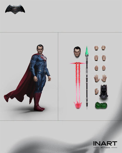 Preventa Figura SUPERMAN - Batman v Superman: Dawn of Justice marca INART M0005 escala 1/12