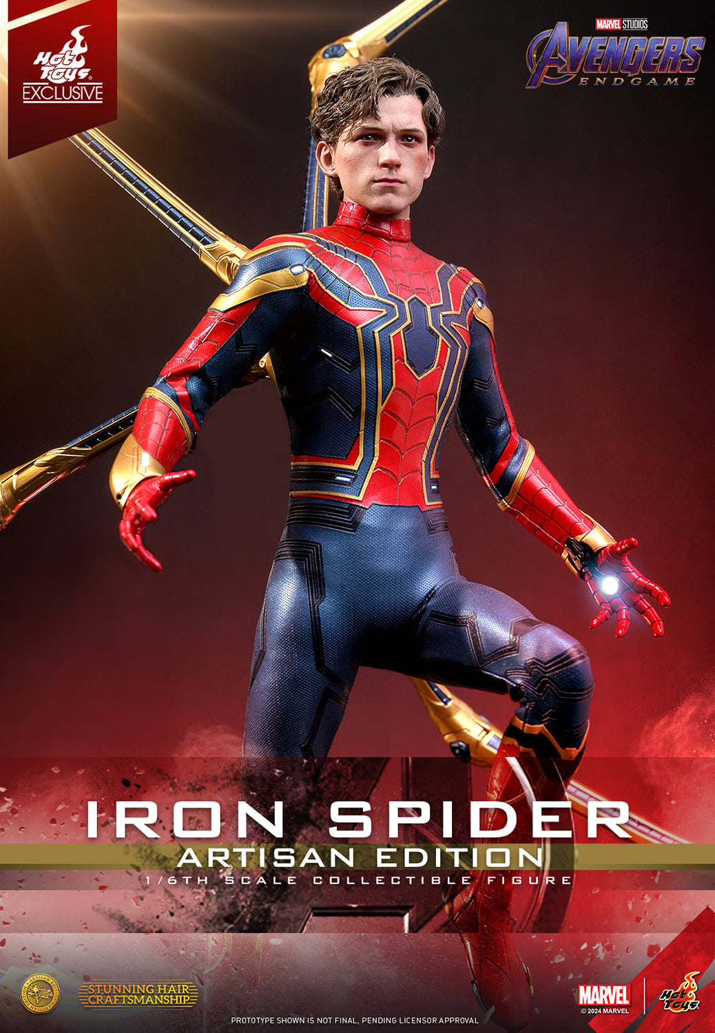 Pedido Figura Iron Spider- ARTISAN EDITION (EXCLUSIVE) - Avenger Endgame marca Hot Toys MMS762AE escala 1/6